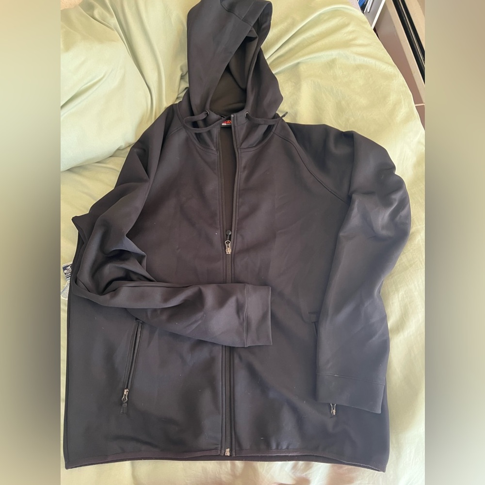 Black warm jacket